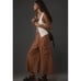 By Anthropologie Wide-Leg Bungee Pants- Size XS in Brown