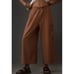 By Anthropologie Wide-Leg Bungee Pants- Size XS in Brown