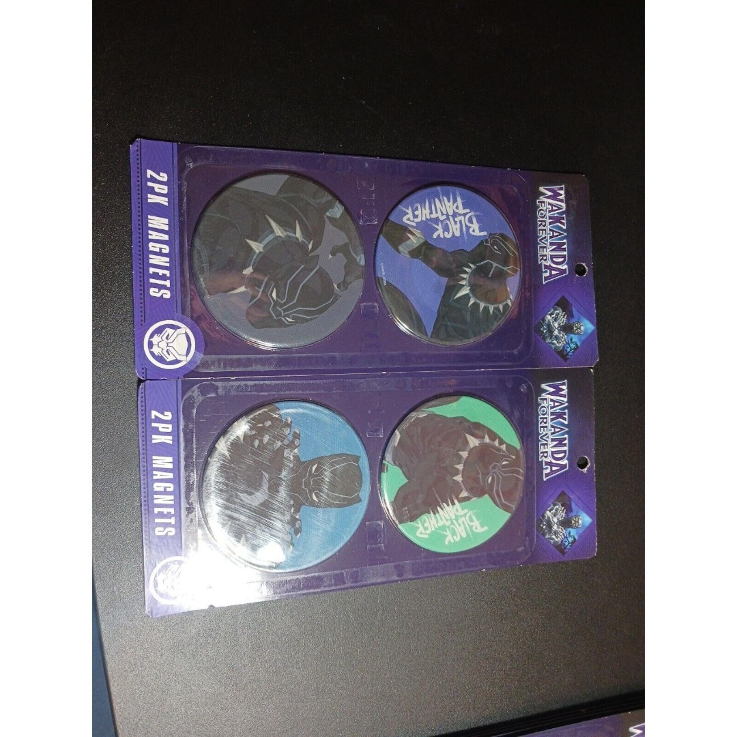 Marvel Wakanda Forever Black Panther 4" Magnet 4 Pack New