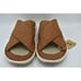 Born Mens Size 13 Marco Brown Full Grain Leather Slide Sandals Shoes