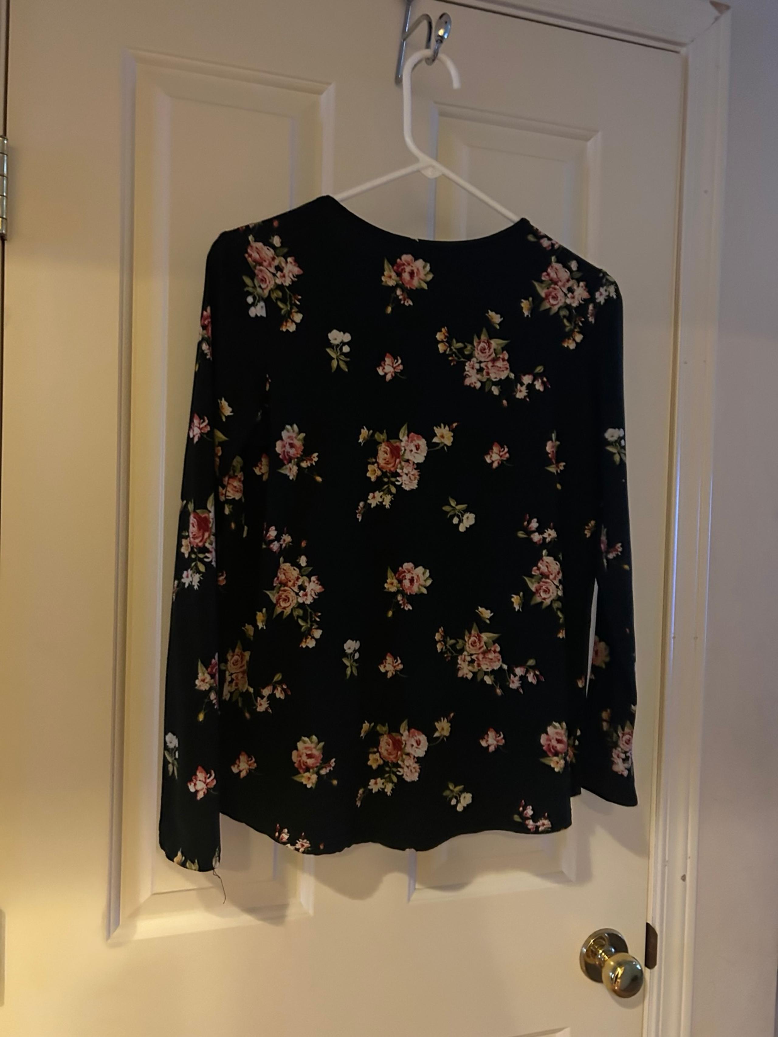 black floral