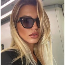 NEW Saint Laurent SLM103 Black Cat Eye Sunglasses