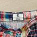 WORN Eric Emanuel Plaid Patchwork Multi-color Mesh Shorts