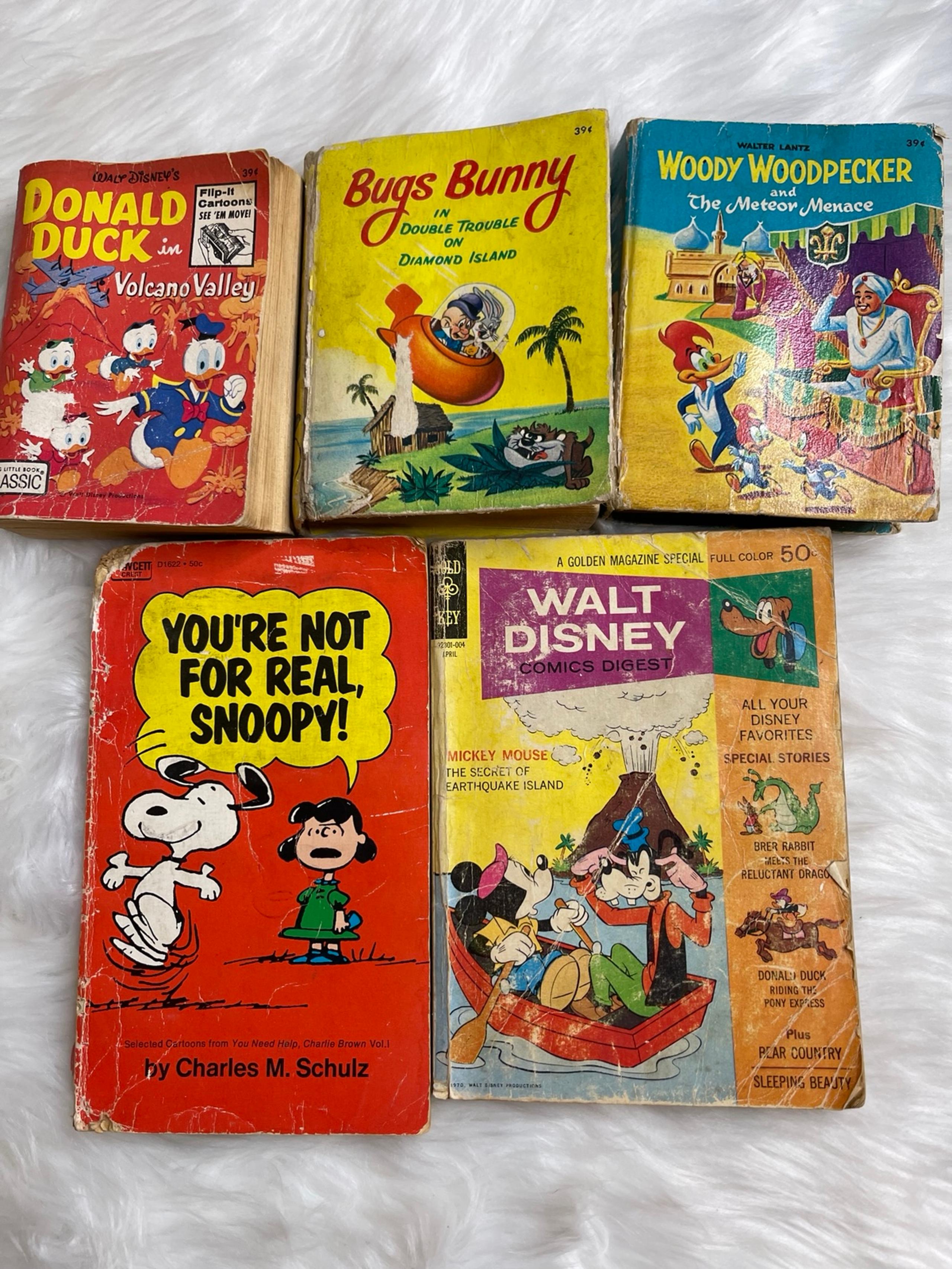 Collection of Vintage cartoon comic books