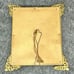 Antique Glass Gold Black Stand Up Photo Frame With Family Picture 12x13 Rare
