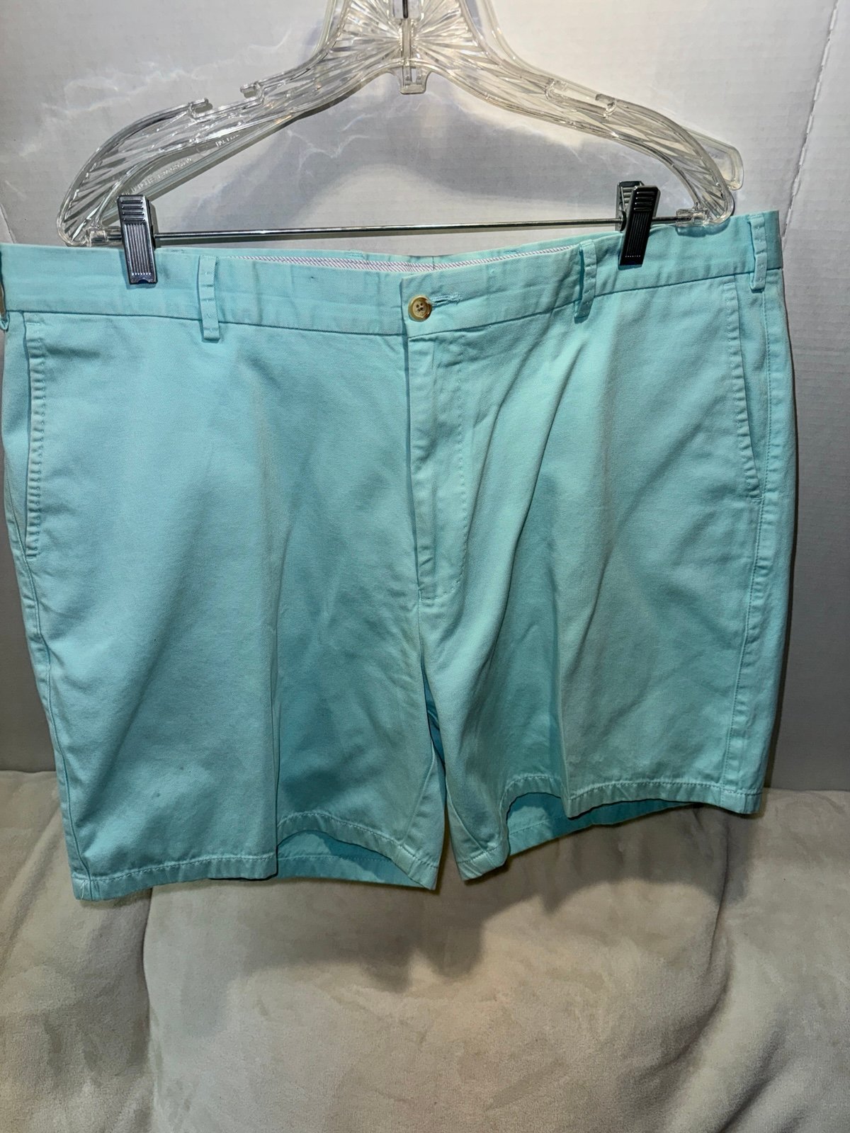 Peter Millar Pima Cotton Shorts Men’s Size 40 Golf Crown Flat Sea Foam Green