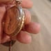 Vintage 15 Jewel Hampden gold pocket watch beautiful manual working with chain.