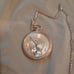 Vintage 15 Jewel Hampden gold pocket watch beautiful manual working with chain.