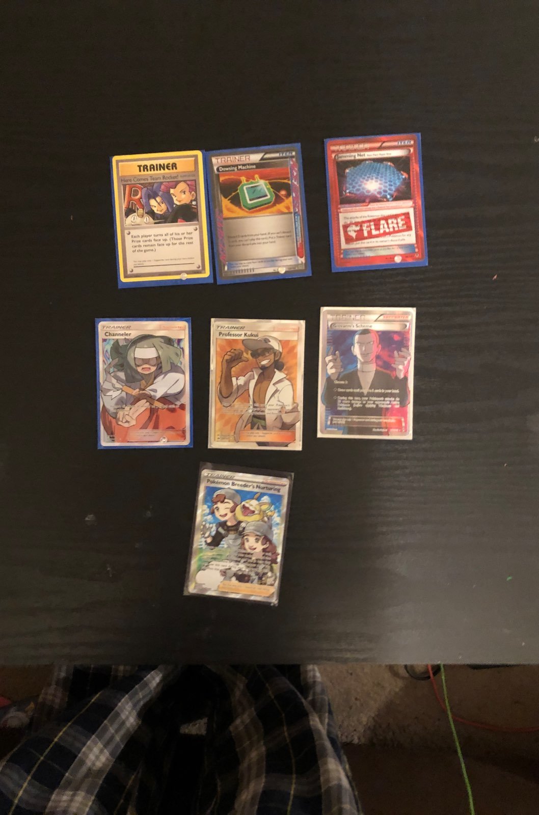 Rare full art Pokemon trainer cards