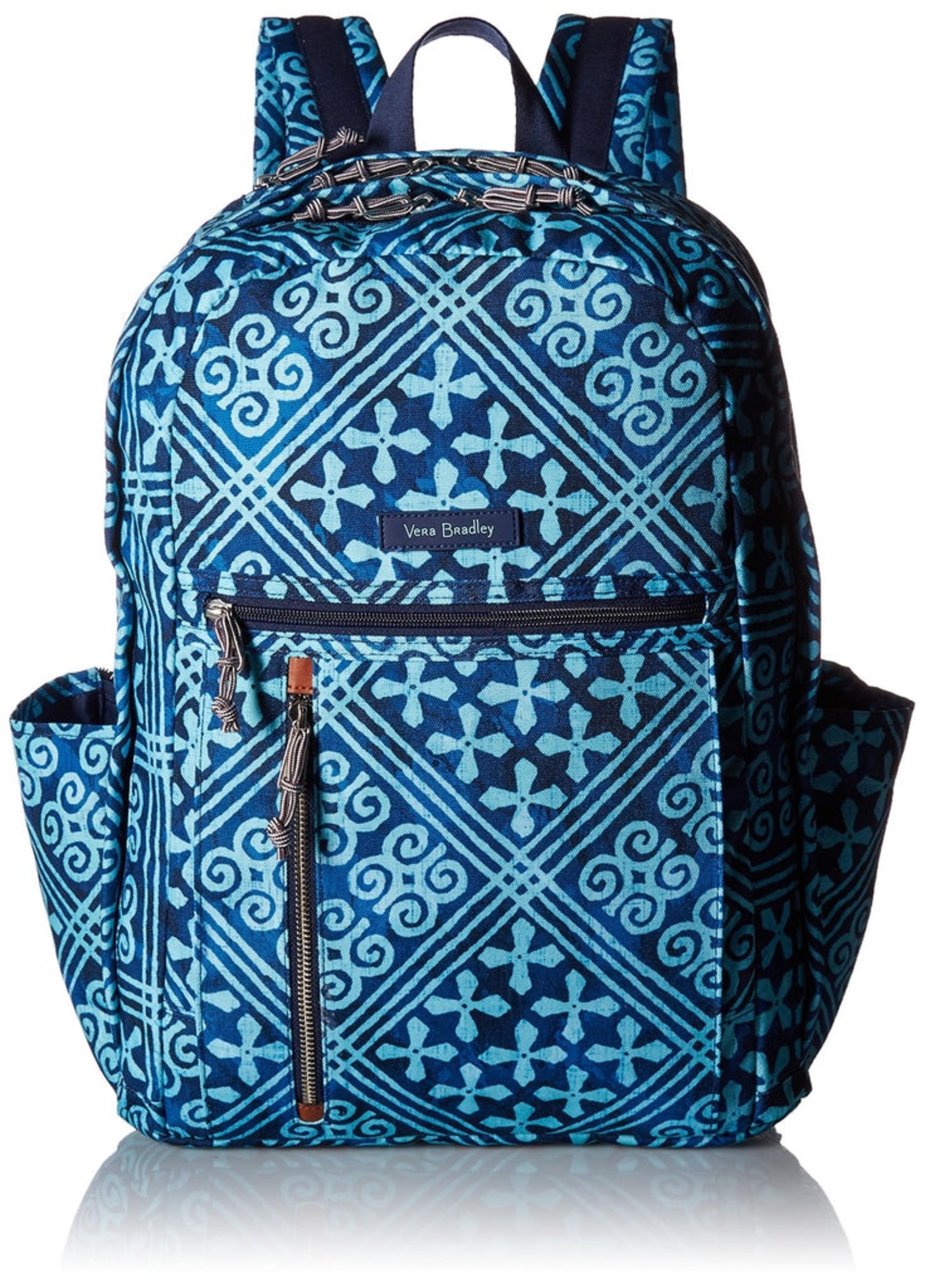 Vera Bradley lighten up blue backpack