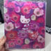 Hello Kitty 2002 plastic 3 ring binder