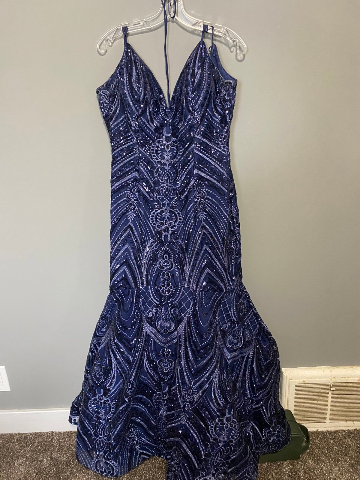 Navy Blue Prom Dress