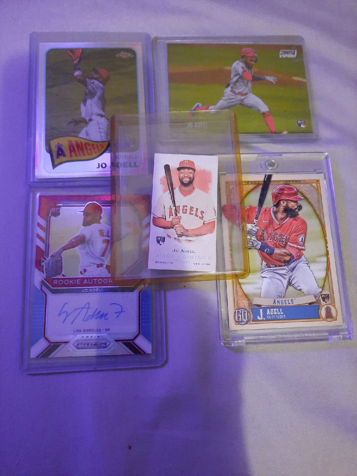 Autograph Joe Adell 5x rookie