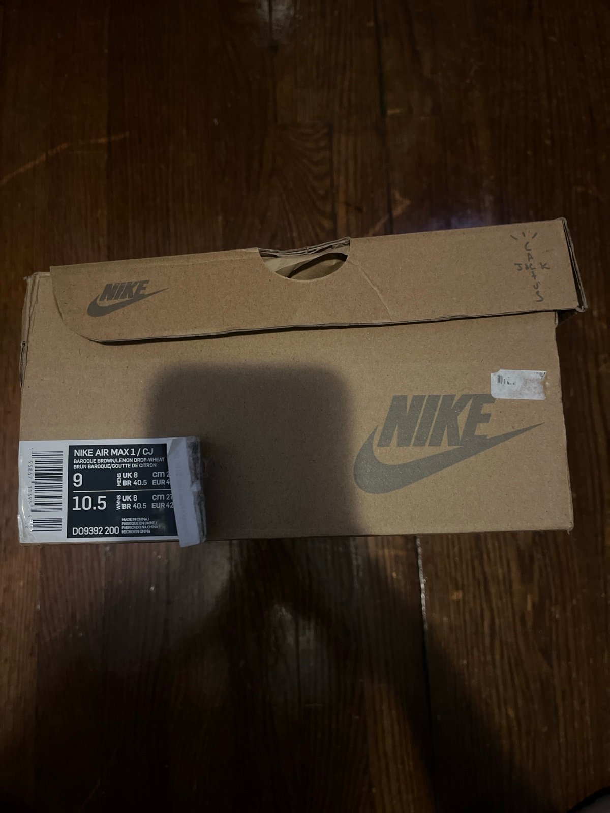 Nike Air Max 1 - Travis Scott Cactus Jack Baroque Brown
