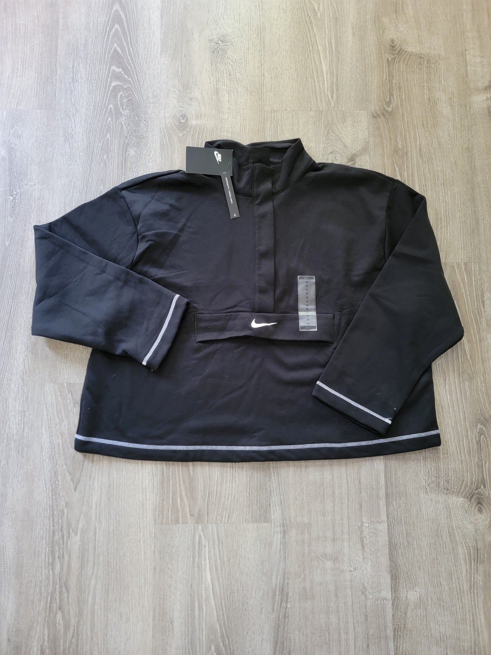 BRAND NEW Nike Women's Sportswear Swoosh Half-ZIP Fleece Top Womens Size 1X