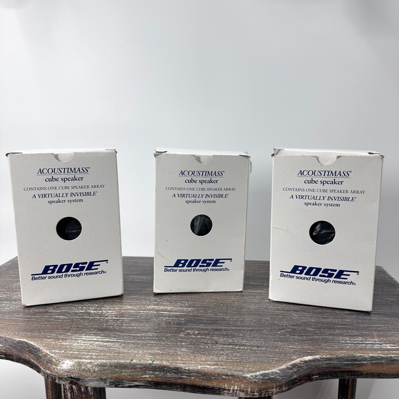 BOSE Acoustimass Swivel Doubleshot Double Cube Array Speaker Black BRAND NEW