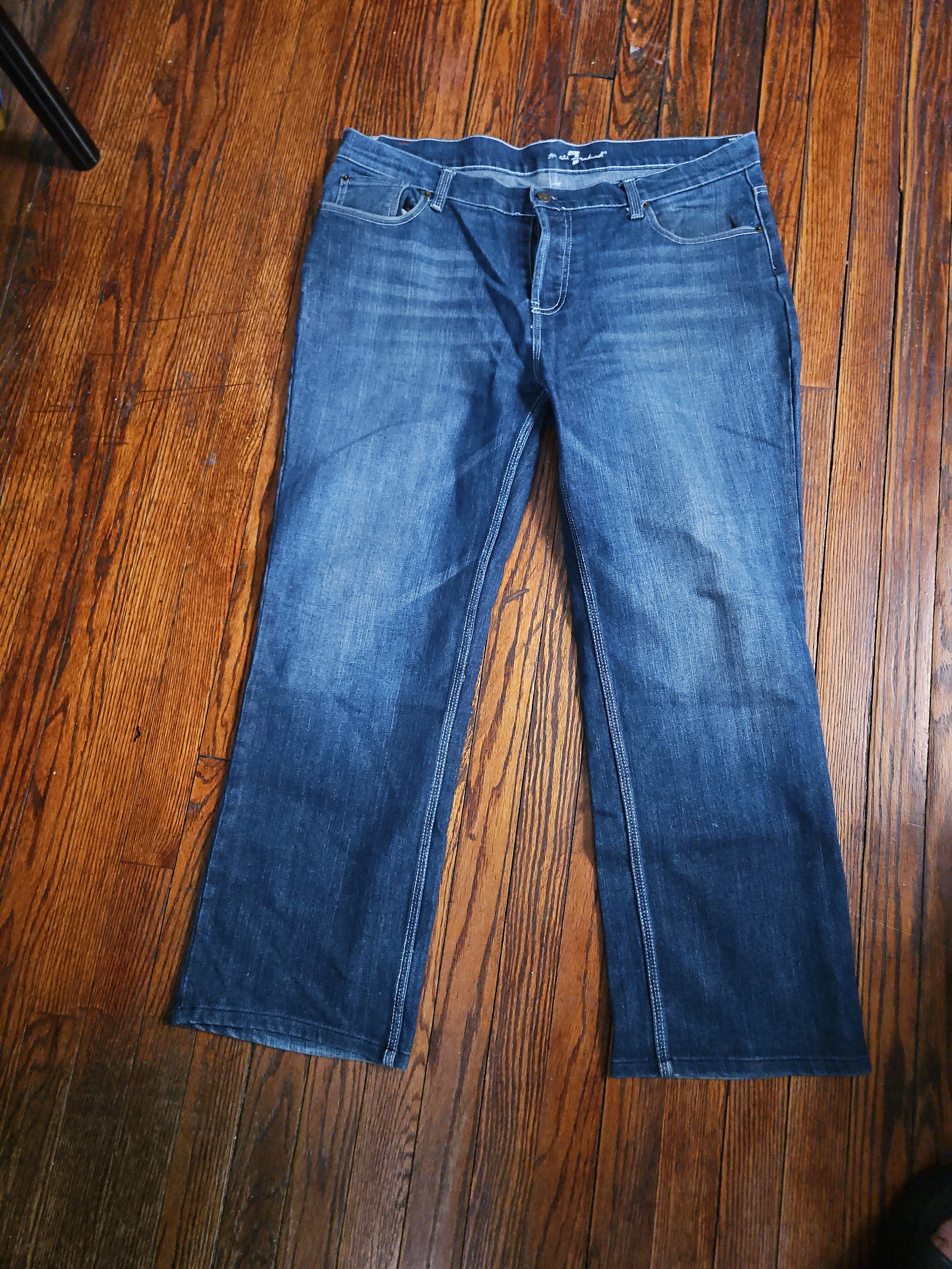 7 for all mankind zippers boot cut jeans