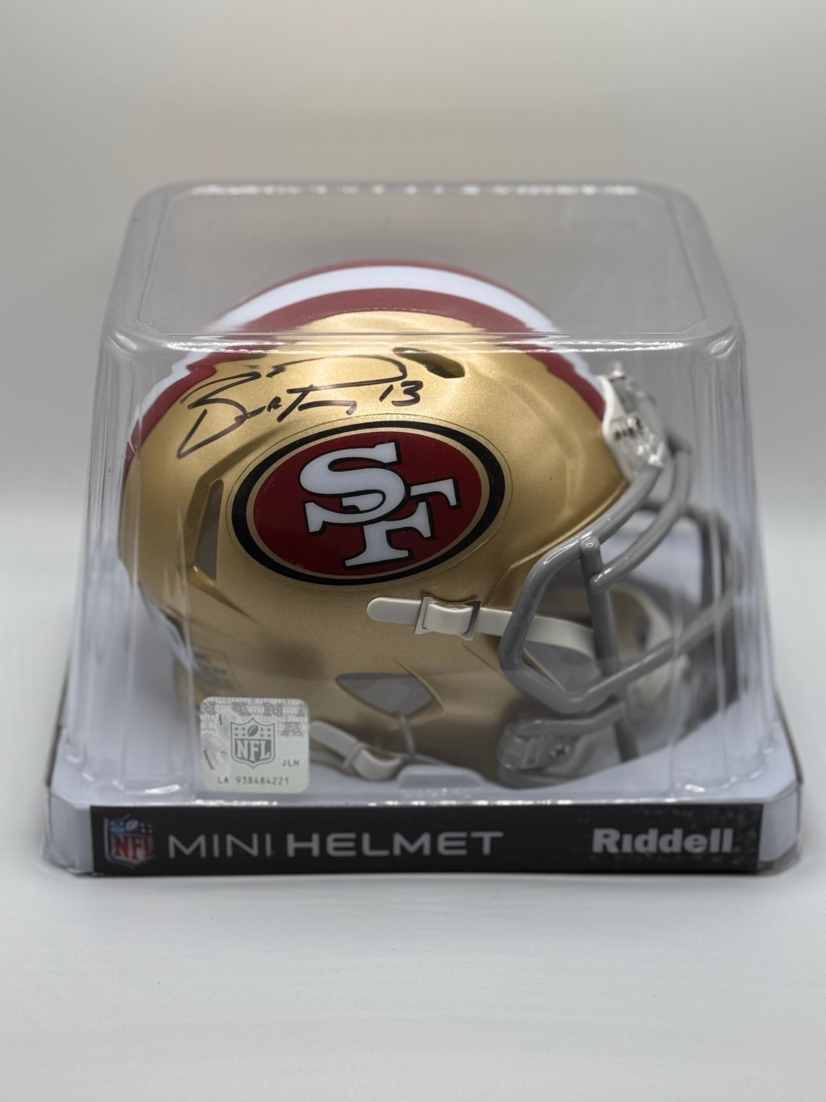 Brock Purdy Fanatics Signed Mini Helmet