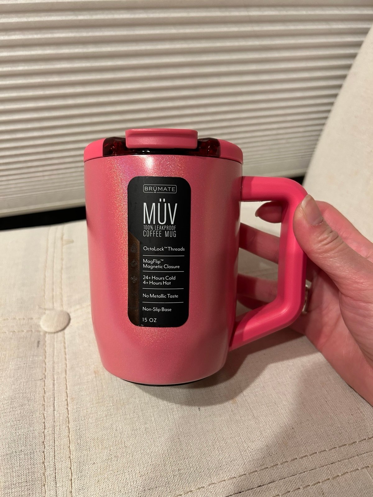 Brumate Glitter Pink MUV 15 oz