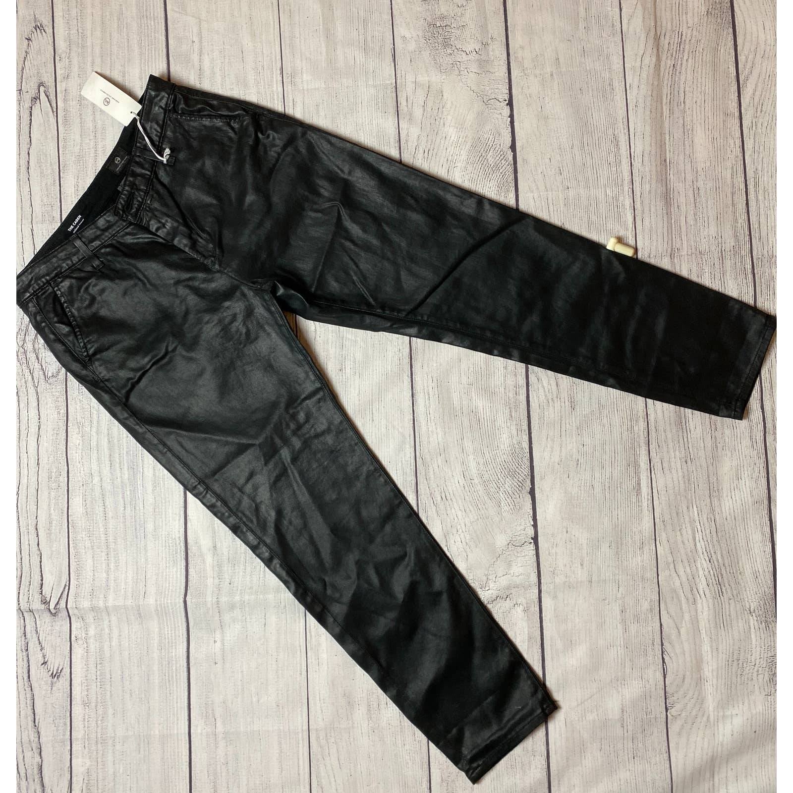 Ag Caden Crop Twill Trousers,28-Black