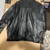 Leather motorcycle jacket