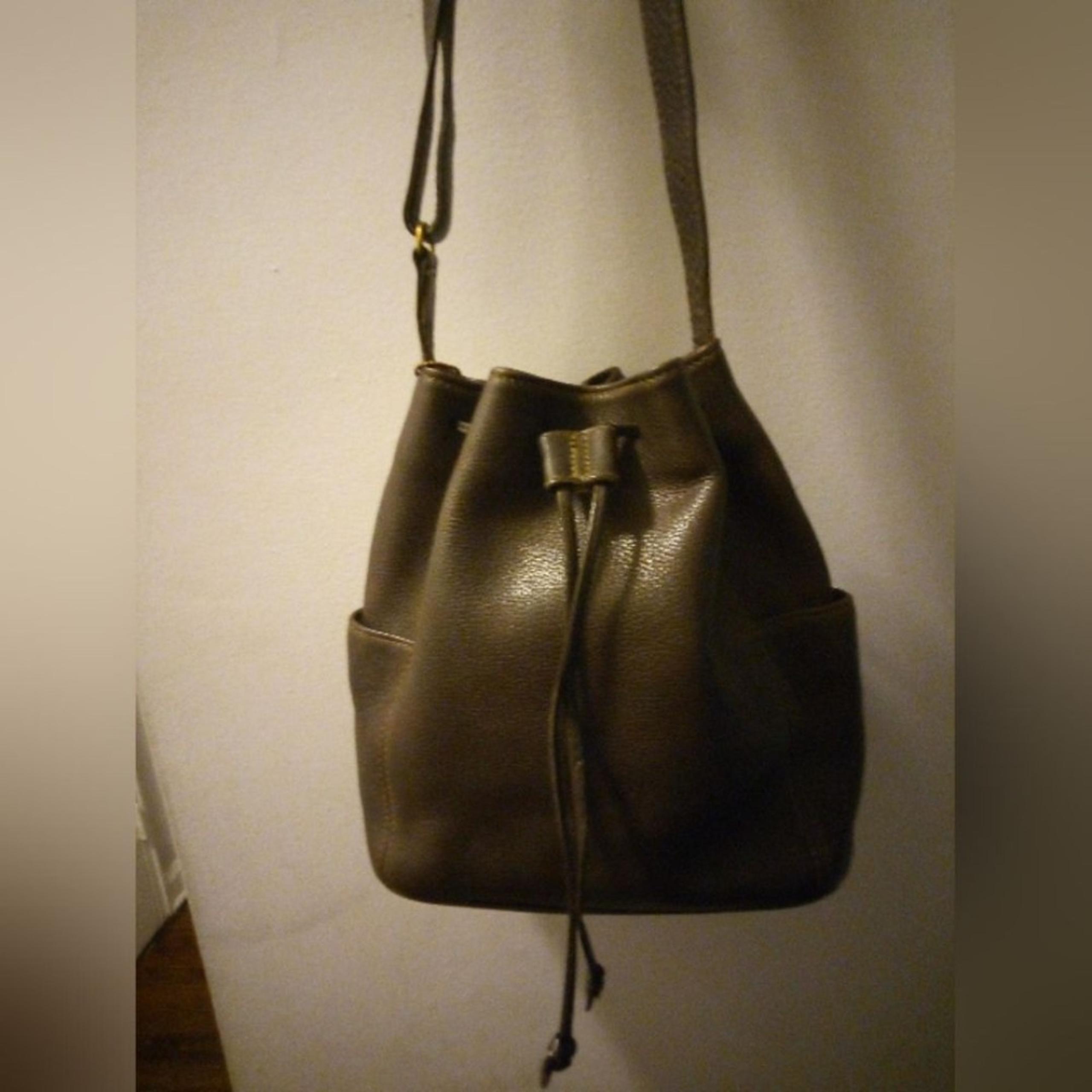 Vintage Coach, Women's, Bucket Bag, Color Brown