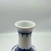 Vintage Intricate Blue & White Chinese Female Figures Motif Porcelain 7in Vase
