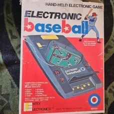 VRARE Baseball handheld Video Games Original box Working Entex Mattel READ