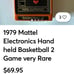 VRARE Baseball handheld Video Games Original box Working Entex Mattel READ