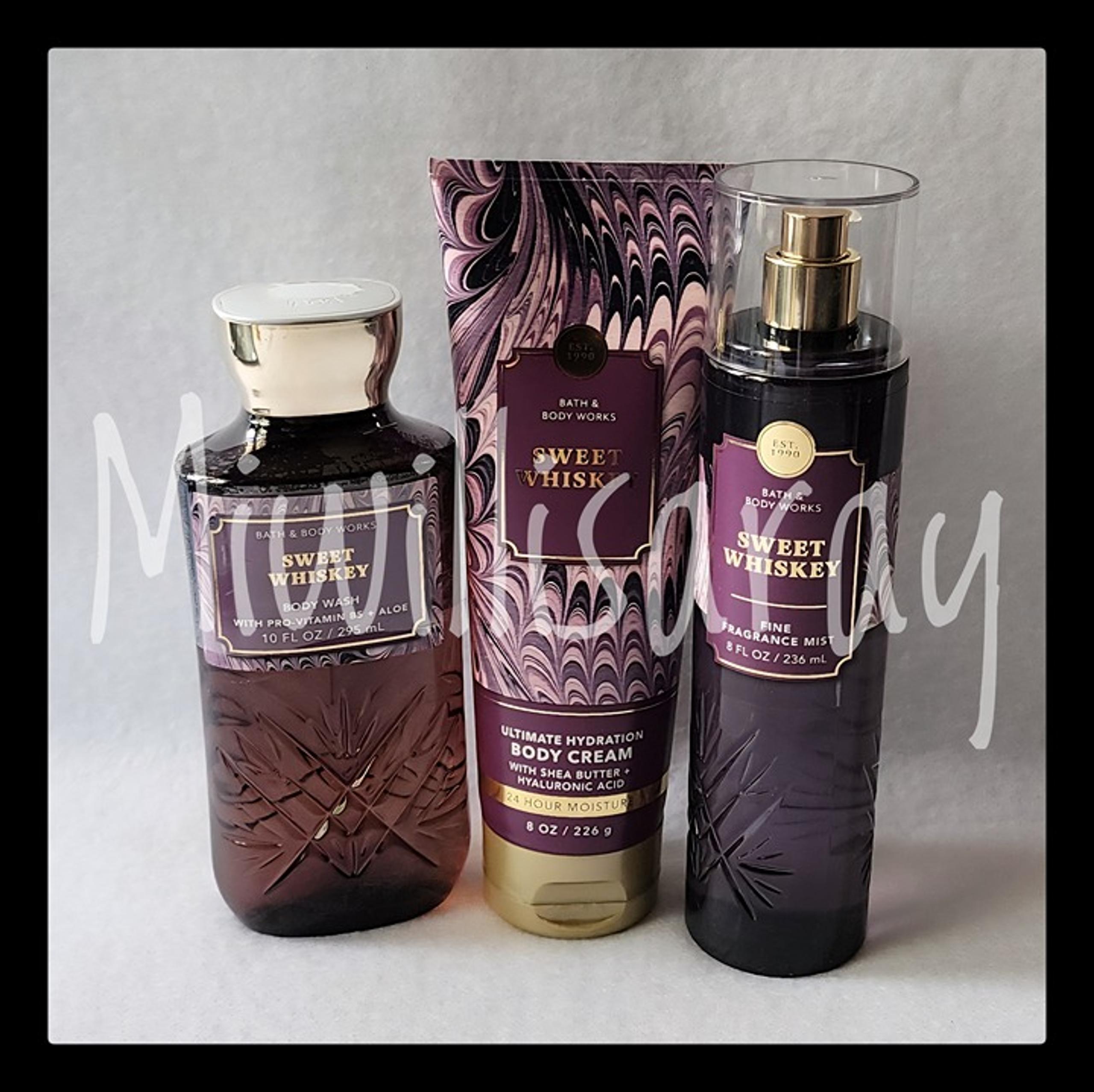 NWT Bath & Body Works "Sweet Whiskey" Body Care Trio