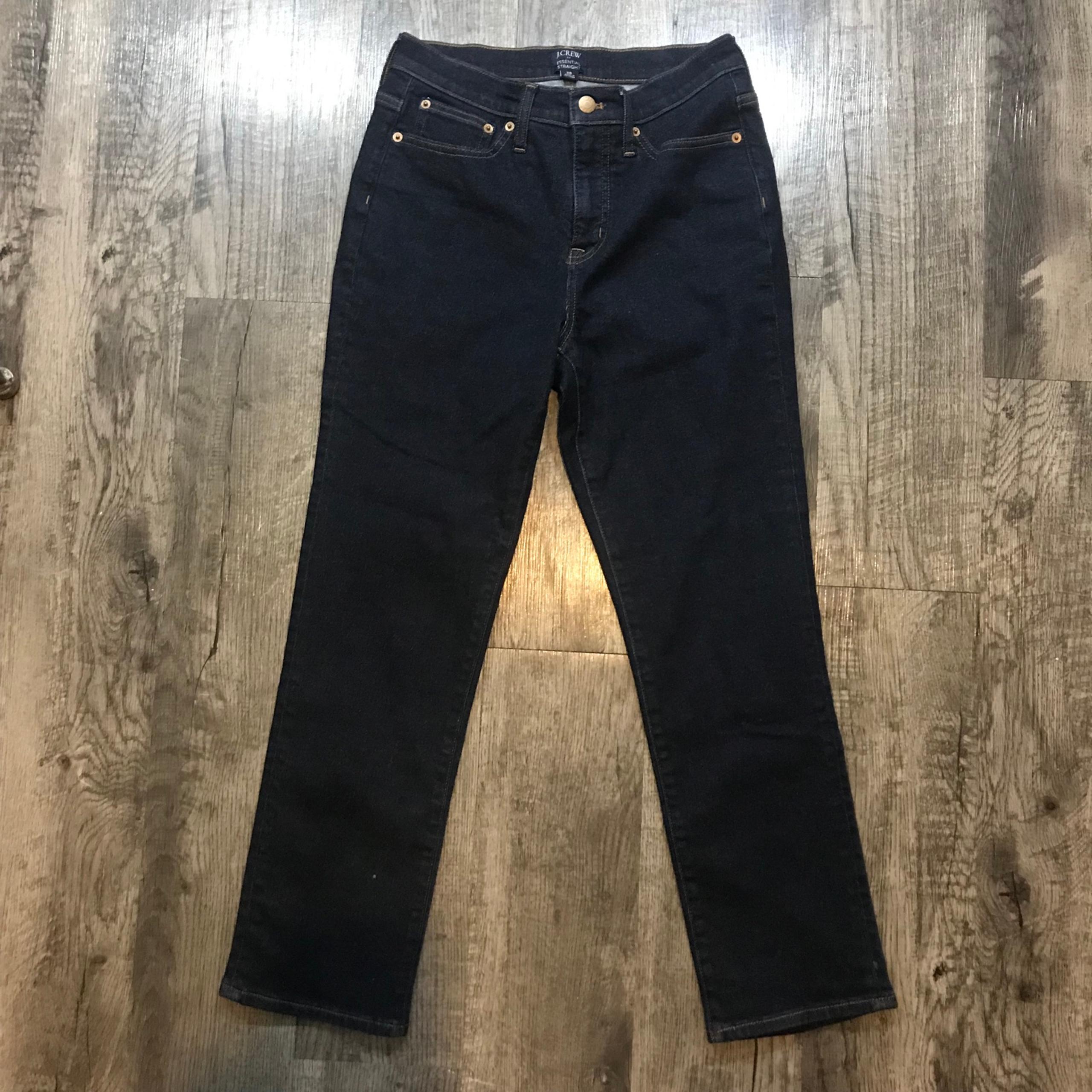 J. Crew Jeans Women’s 26 Blue Essential Straight Denim