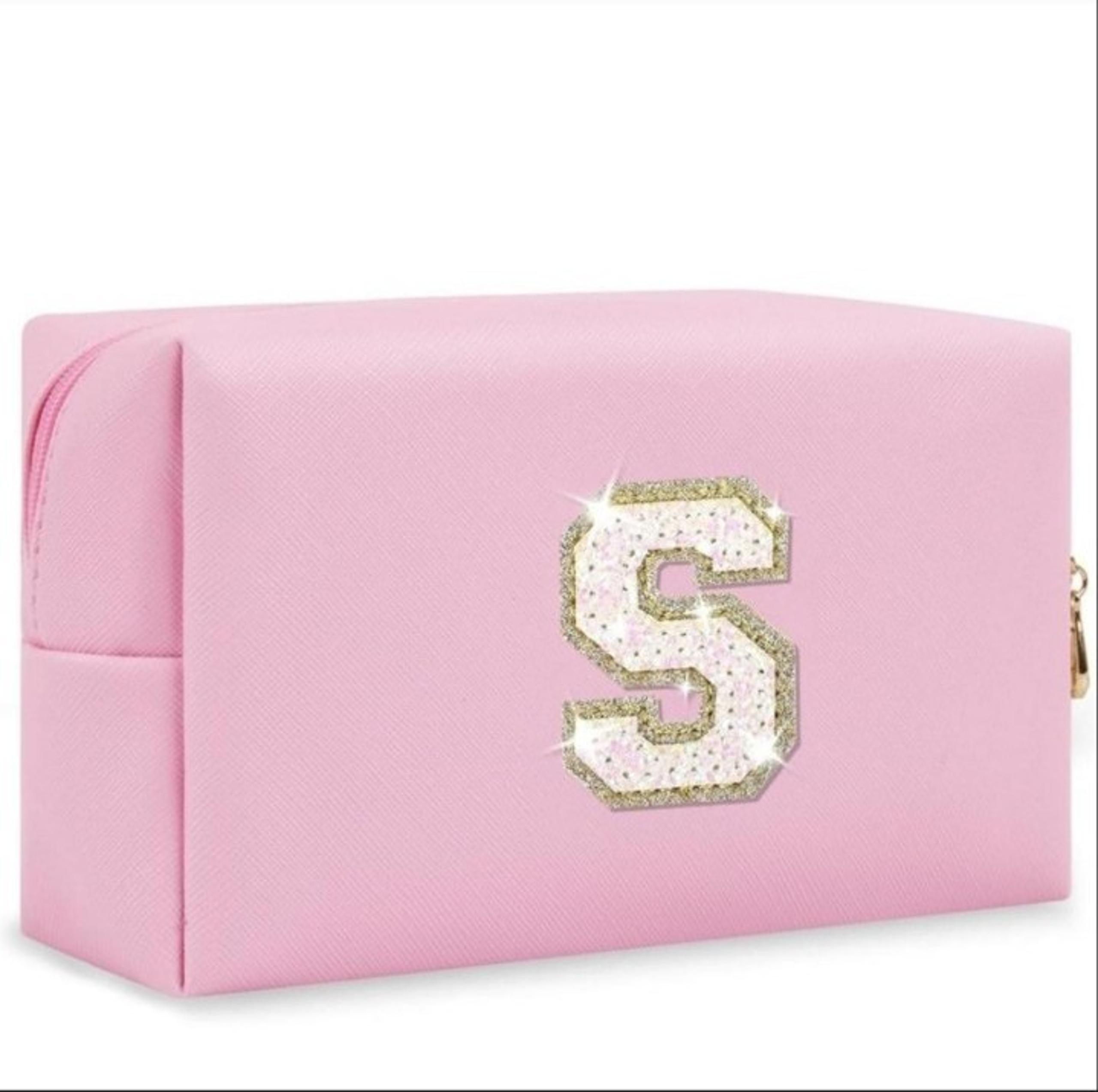 S Pink Makeup Bag
