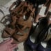 17 pair womens high heels size 7, 7 1/2