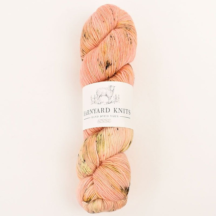 Barnyard Knits Yarn Superwash Merino Single Ply 400 Yards/100 Grams Sweet Juliet