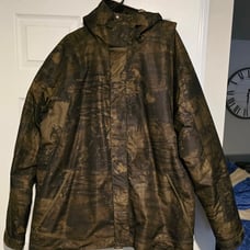 MEN'S OAKLEY CAMO SKI/SNOWBOARDING JACKET/PANTS COMBO COMPLETE OUTFIT XXL - RARE