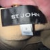 St. John tan knit sleeveless dress 6