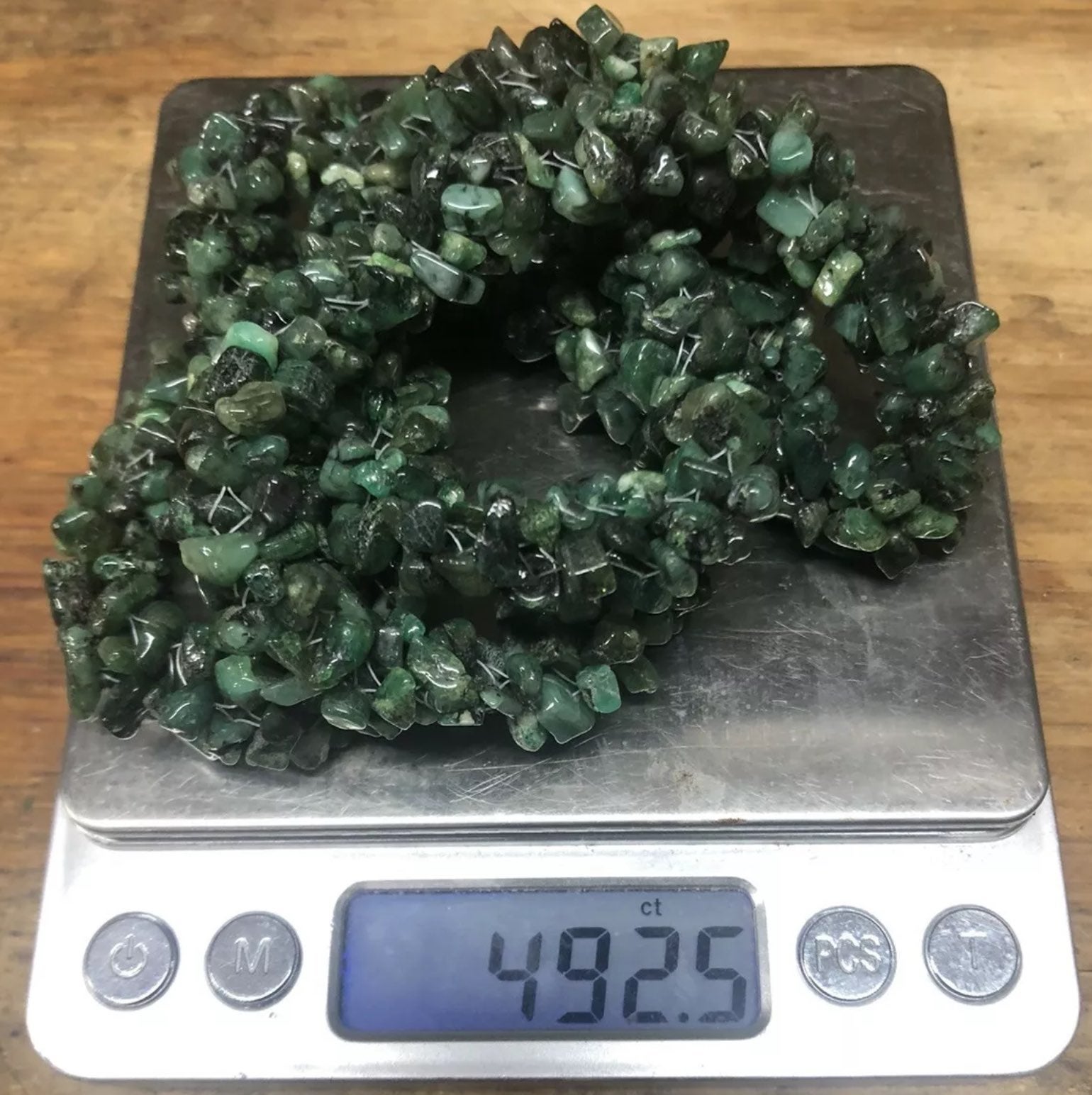 492.5ctw NATURAL EMERALD MULTI STRAND 2