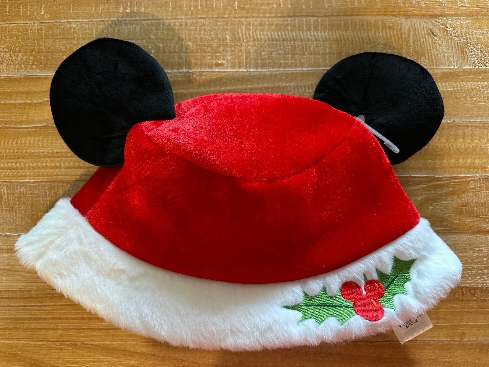 Disney Parks 2025 Holiday Santa Mickey Bucket Hat