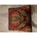 Vintage Croscill Imperial Empress Throw Pillows Red Velour Medallions