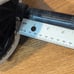 Retro Haro BMX Seat Integrated Post Cut White Nice Condition Slim Line 9x5 2000s
