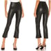 Commando Cropped Faux Leather Flare Leggings - S - NWOT - Black