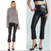 Commando Cropped Faux Leather Flare Leggings - S - NWOT - Black
