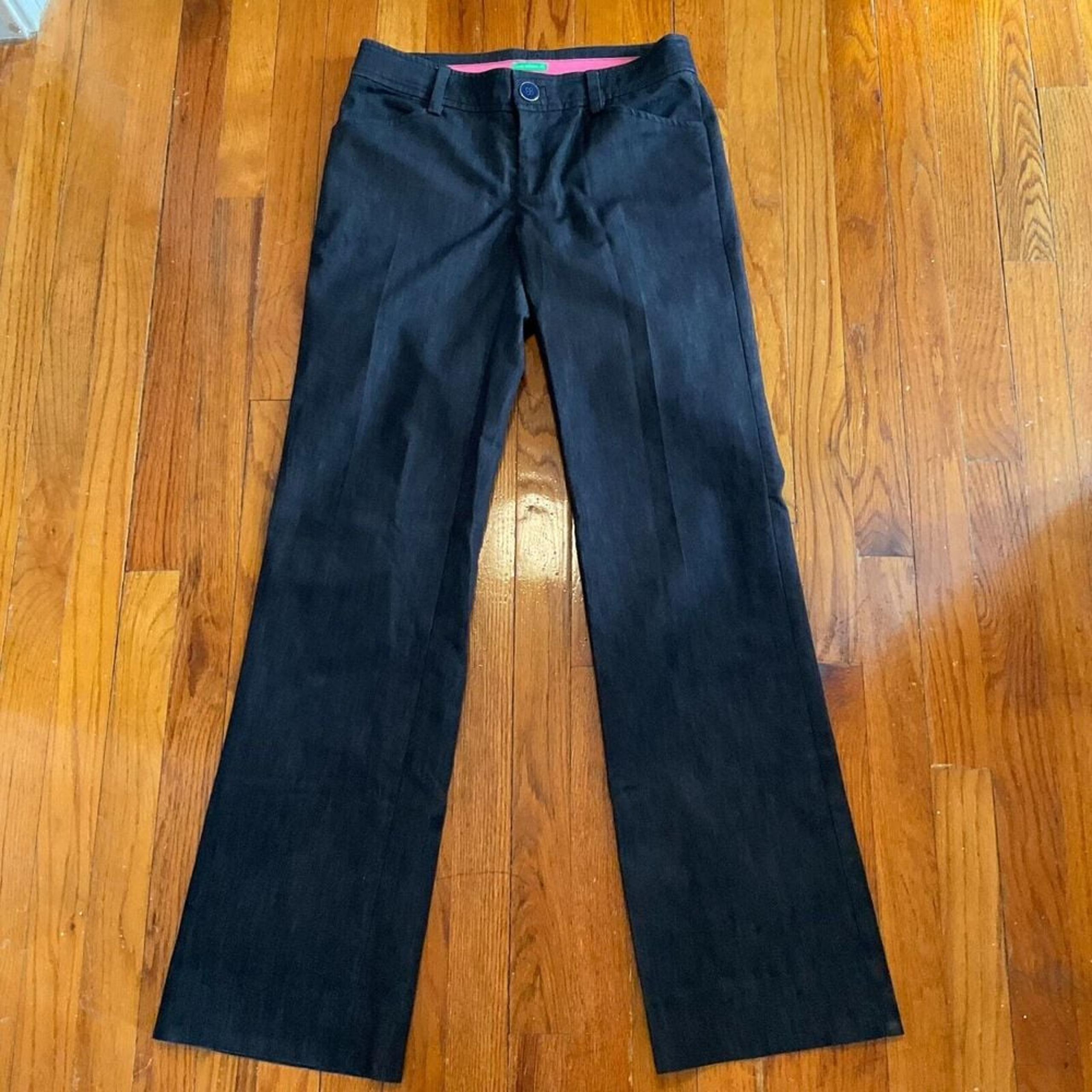 Lilly Pulitzer Jeans Womens Size 4 Blue Denim Palm Beach Fit Dark Wash Boot Cut