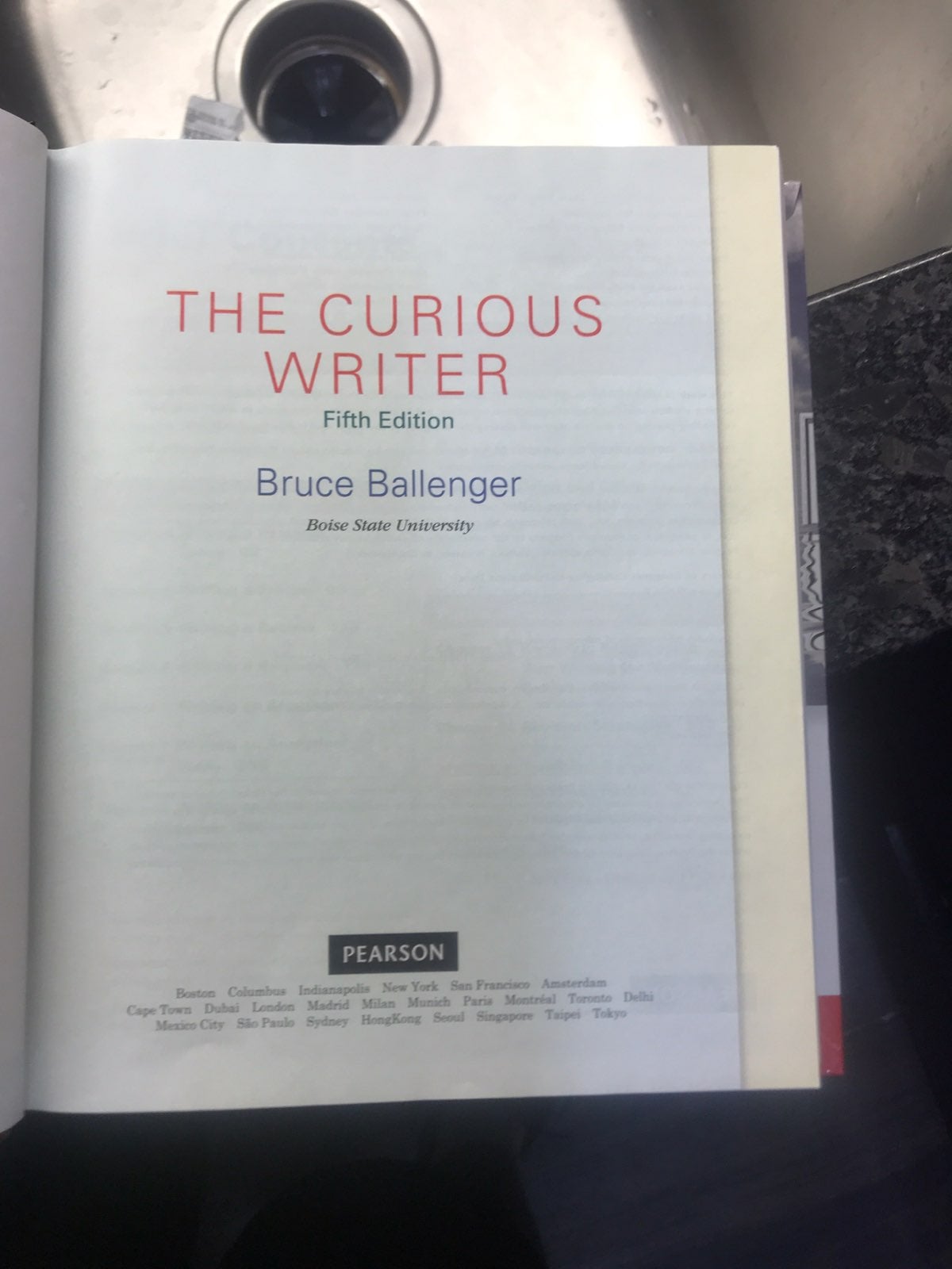 The Curios Writer 5th edition