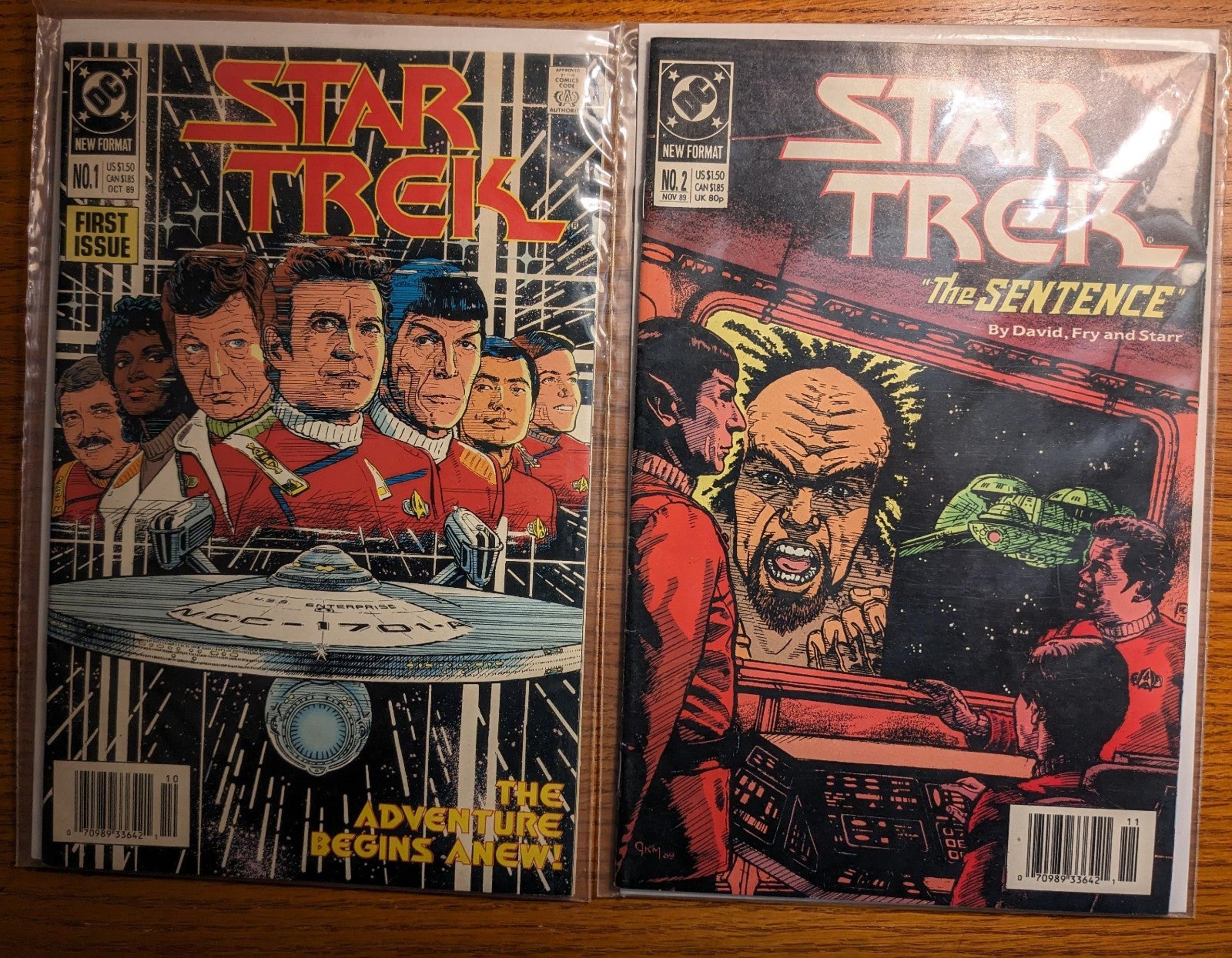 Star Trek TOS and TNG Comic Book Lot
