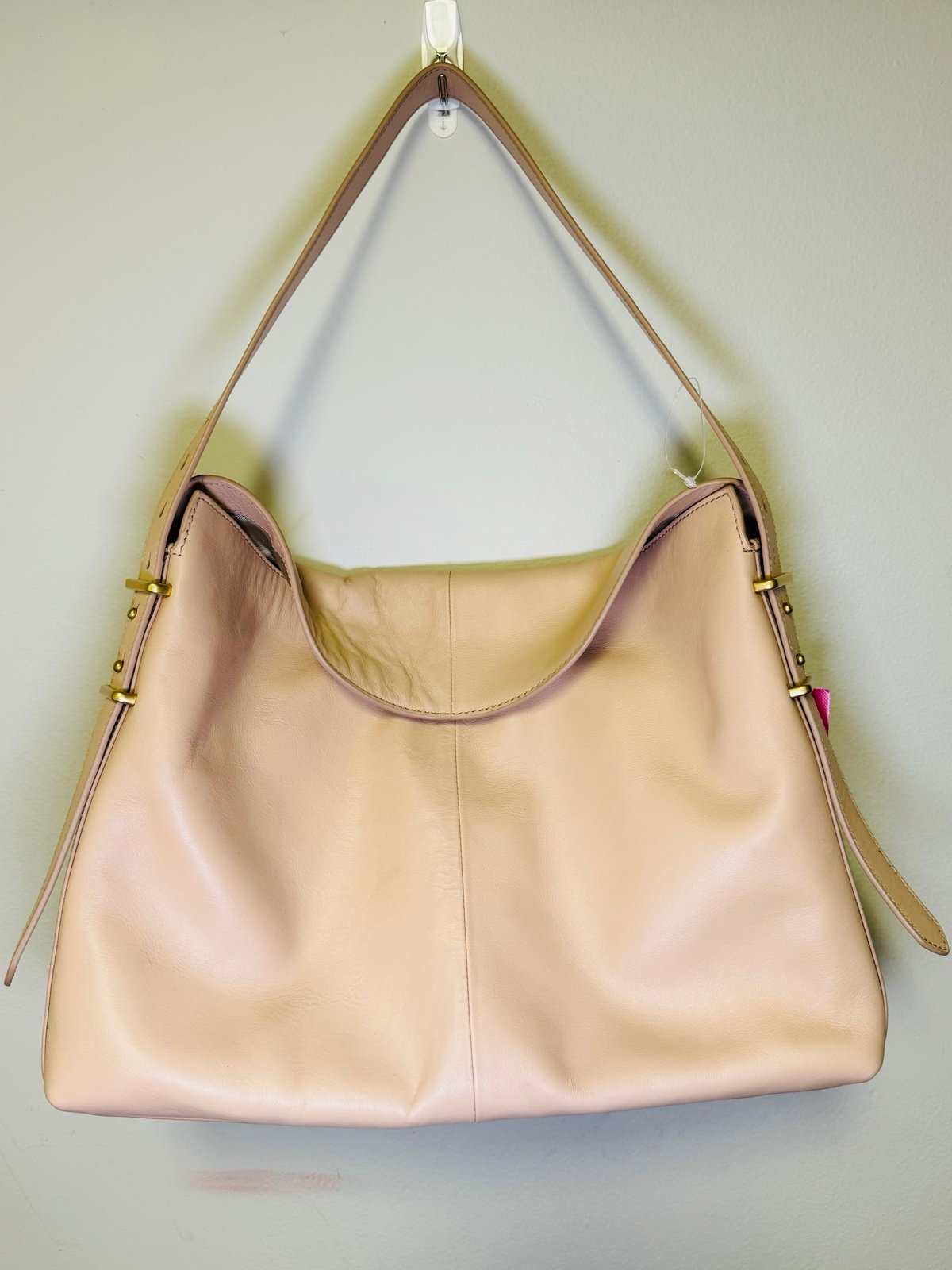 VINCE CAMUTO Lilac Leather Shoulder Bag In Rose NWT