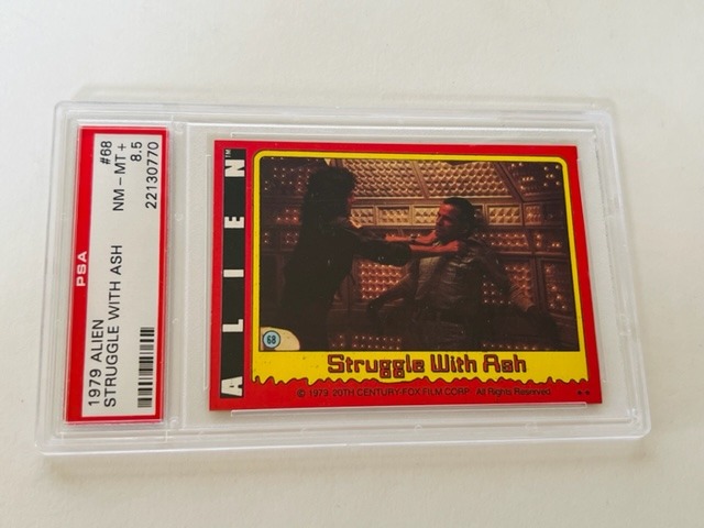 Alien Trading Card 1979 Sigourney Weaver Fox 20th PSA 8.5 Ripley Struggle Ash 68