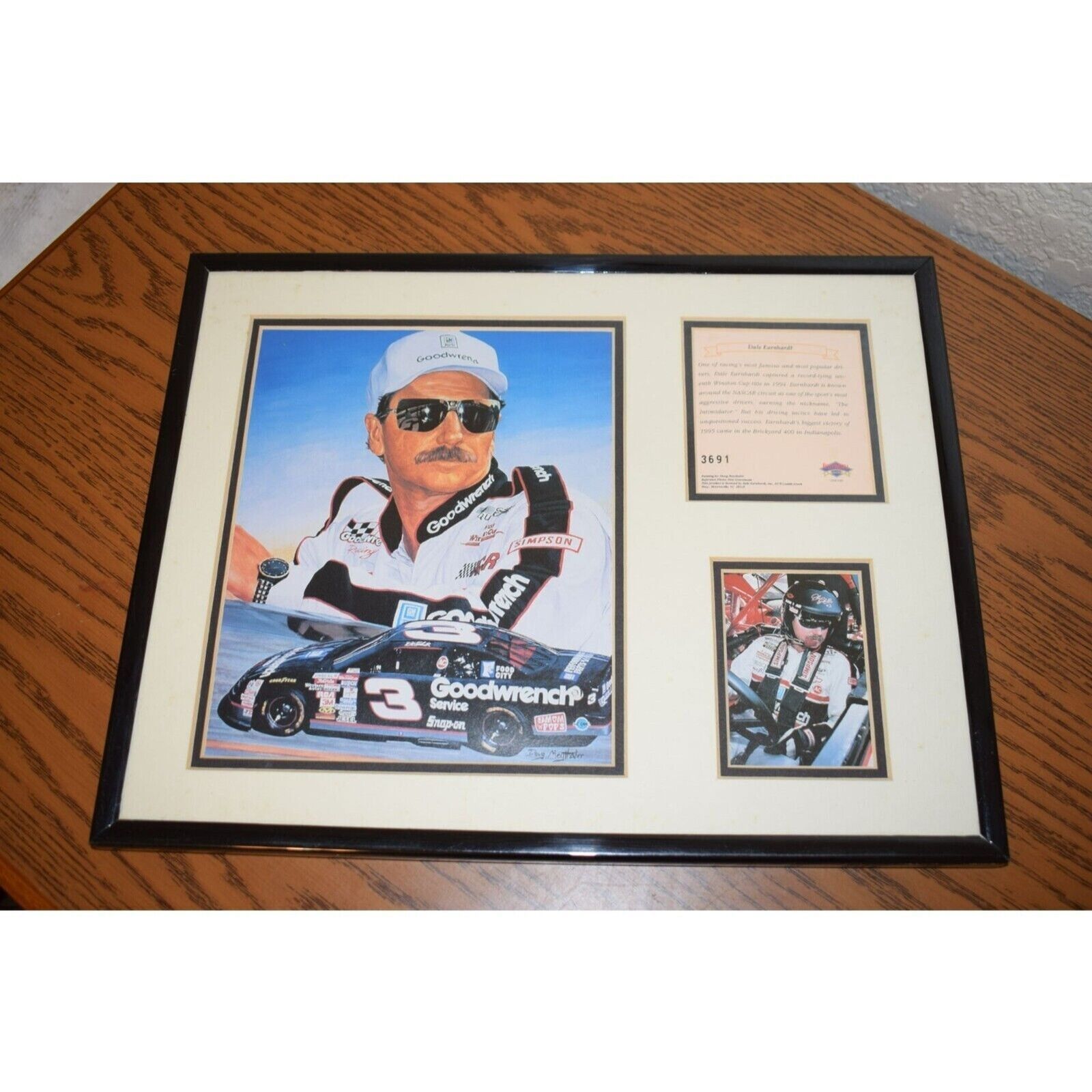 Dale Earnhardt Painting by Doug Meythaler, the Reference Photo Don Grassmann