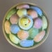 Westmoreland Milk Glass Chick Eggs Basket Covered Candy Dish Hand Painted Easter