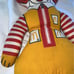 Ronald McDonald cloth vintage doll
